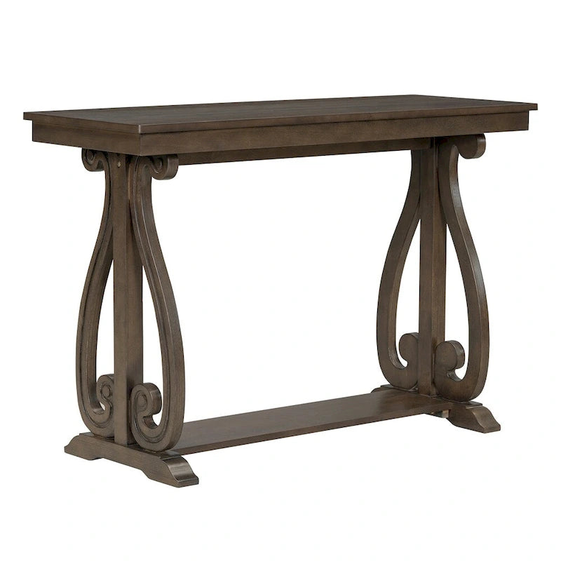 48 Inch Rustic Farmhouse Entryway Console Table