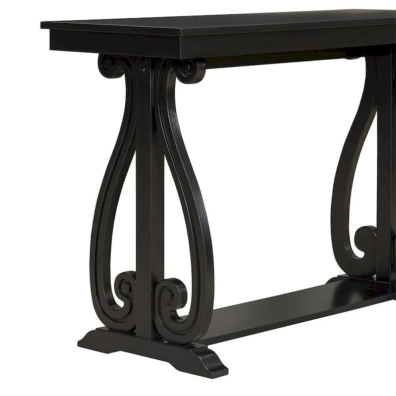 48 Inch Rustic Farmhouse Entryway Console Table