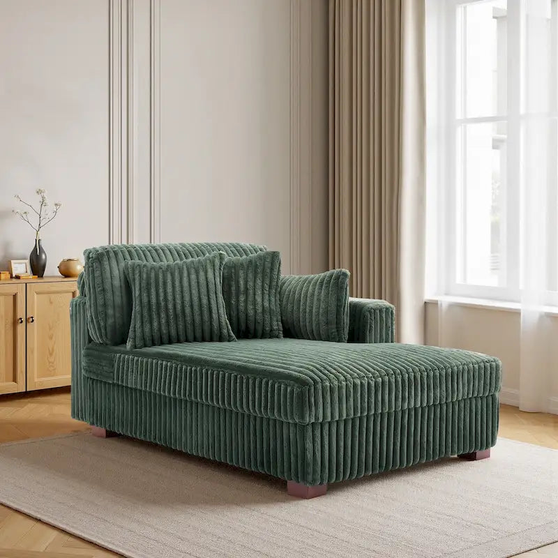 Oversized Right-Facing Chaise Lounge Sofa for Living Room