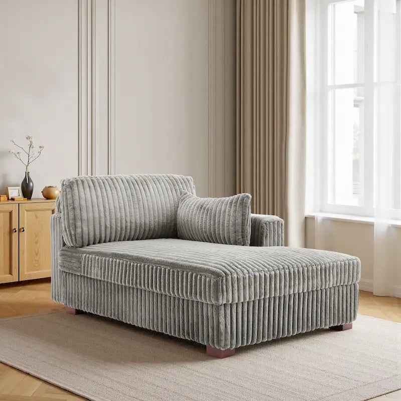 Oversized Right-Facing Chaise Lounge Sofa for Living Room