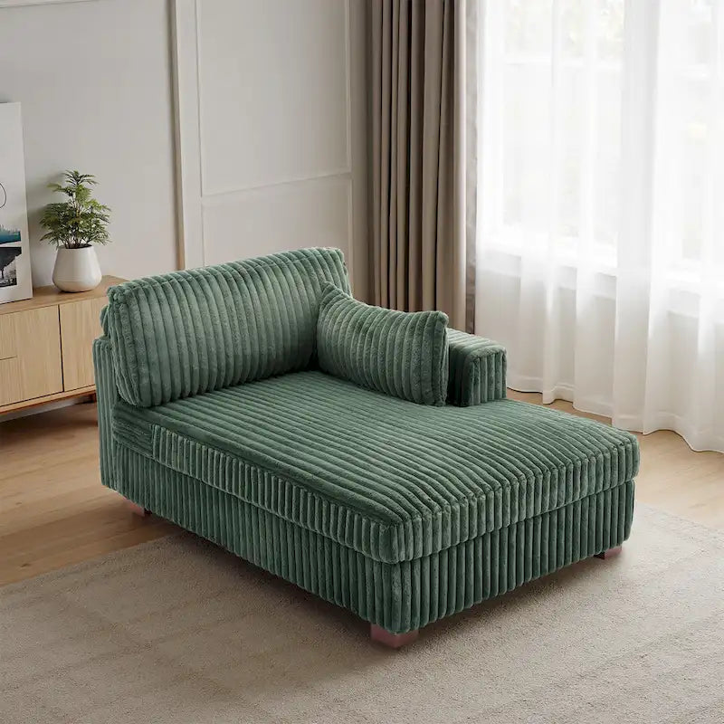 Oversized Right-Facing Chaise Lounge Sofa for Living Room
