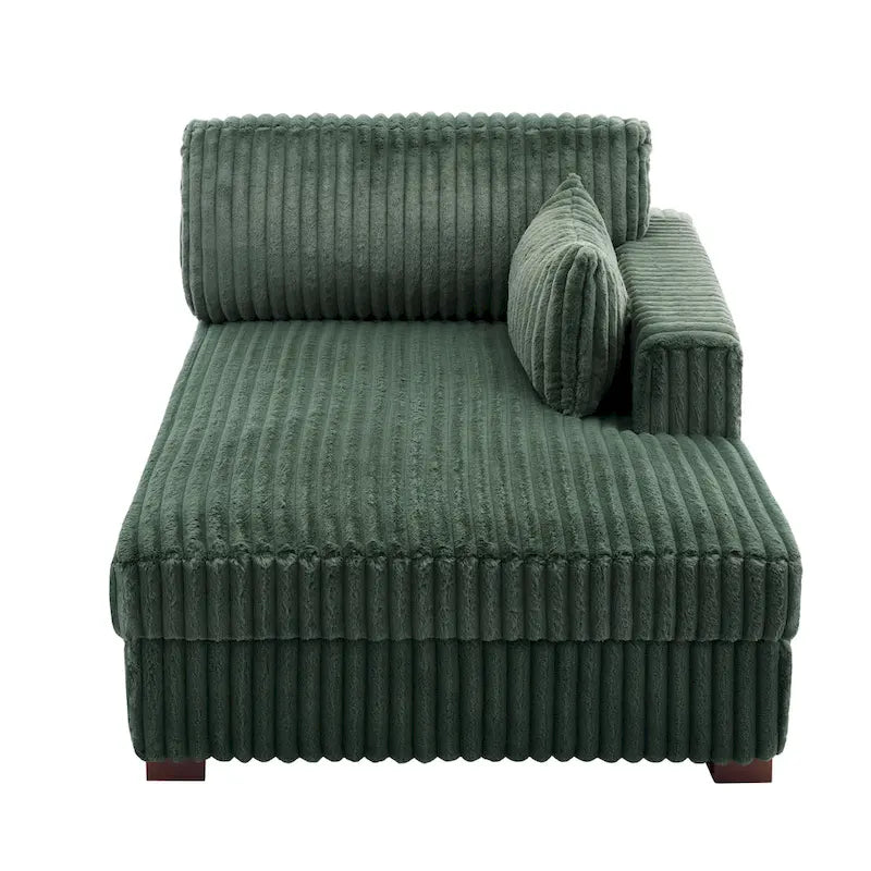 Oversized Right-Facing Chaise Lounge Sofa for Living Room