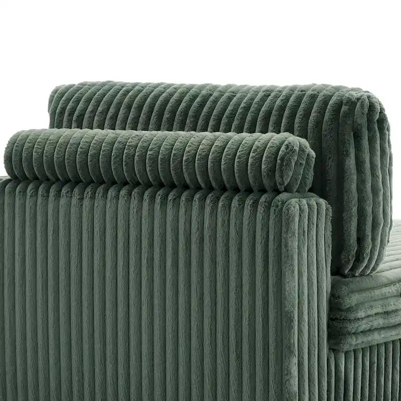 Oversized Right-Facing Chaise Lounge Sofa for Living Room