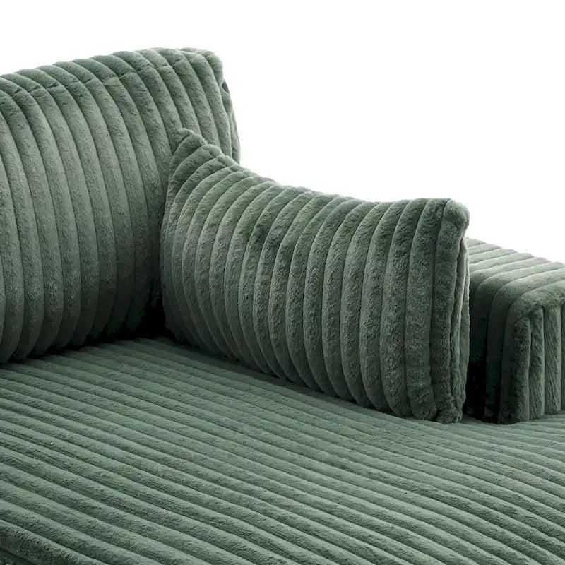 Oversized Right-Facing Chaise Lounge Sofa for Living Room