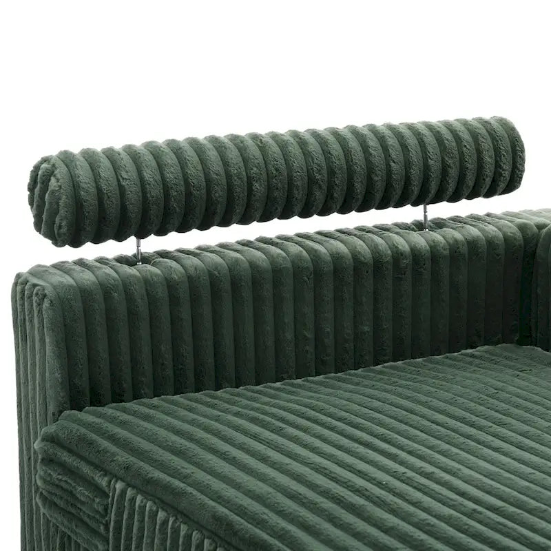 Oversized Right-Facing Chaise Lounge Sofa for Living Room