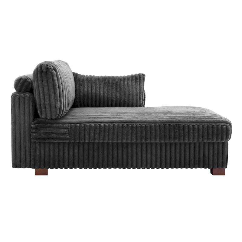 Oversized Right-Facing Chaise Lounge Sofa for Living Room