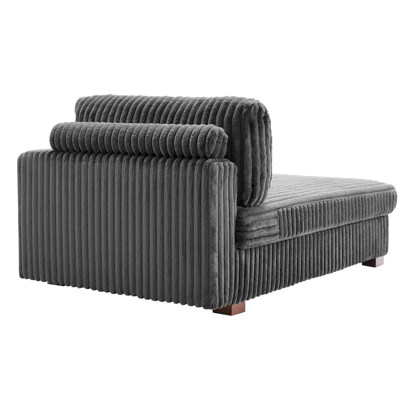 Oversized Right-Facing Chaise Lounge Sofa for Living Room