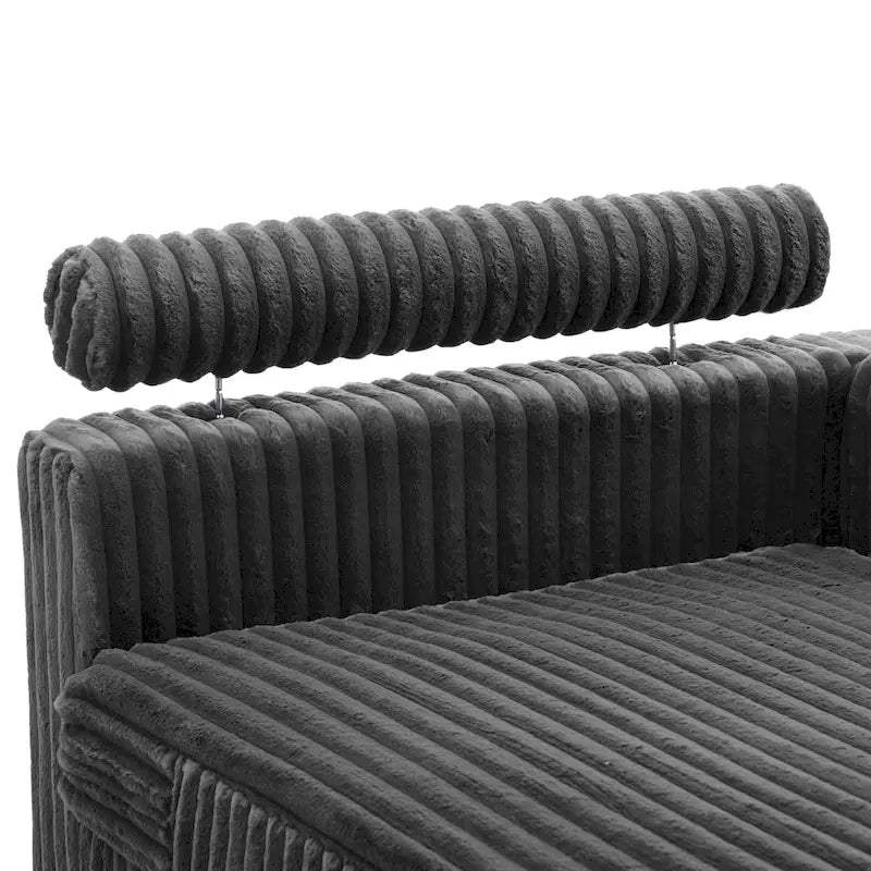 Oversized Right-Facing Chaise Lounge Sofa for Living Room