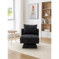 Chenille 360-Degree Swivel Accent Chair for Living Room or Bedroom