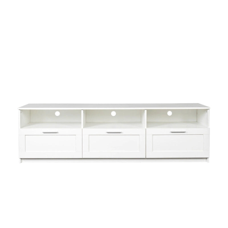 70.87 Inch TV Cabinet with 3 Storage Drawers for Living Room