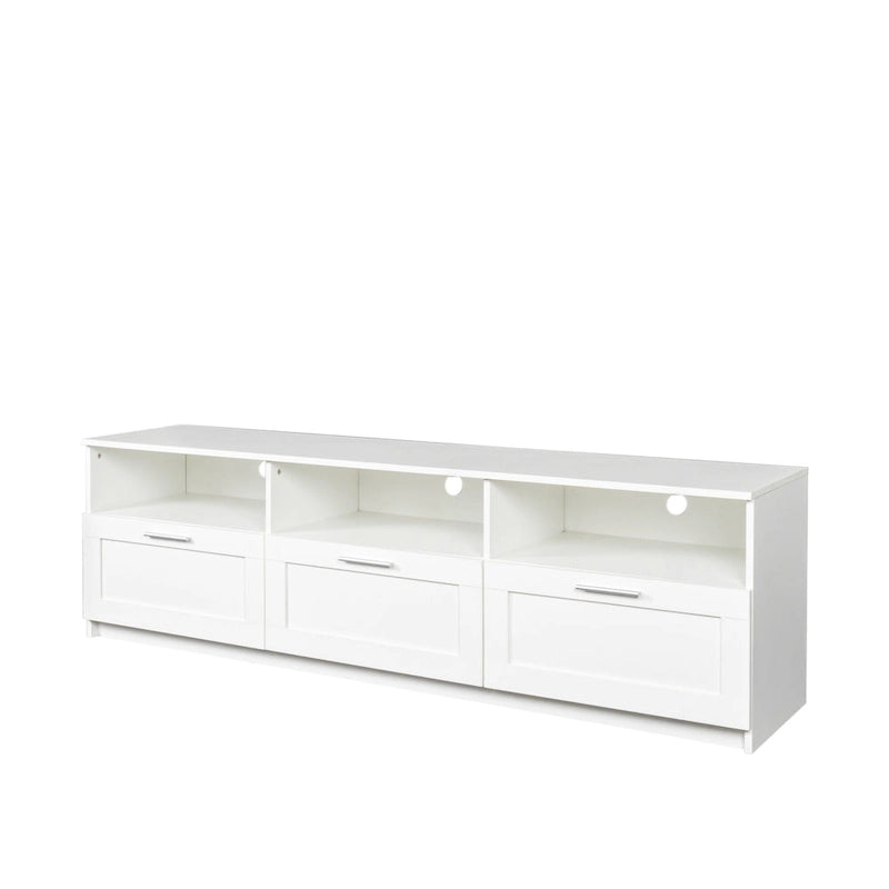 70.87 Inch TV Cabinet with 3 Storage Drawers for Living Room
