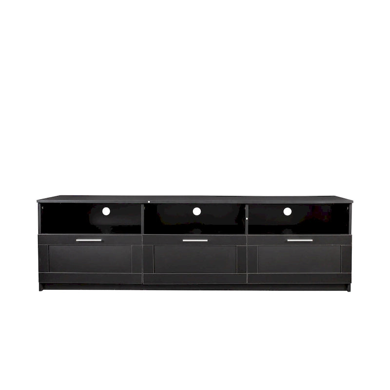 70.87 Inch TV Cabinet with 3 Storage Drawers for Living Room