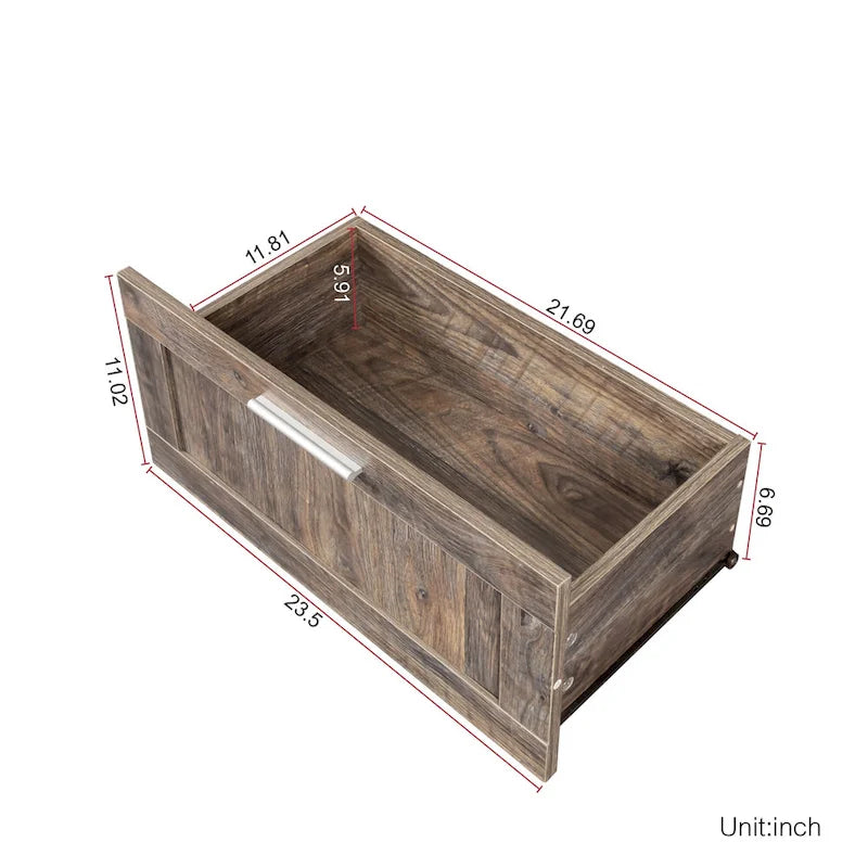 70.87 Inch TV Cabinet with 3 Storage Drawers for Living Room