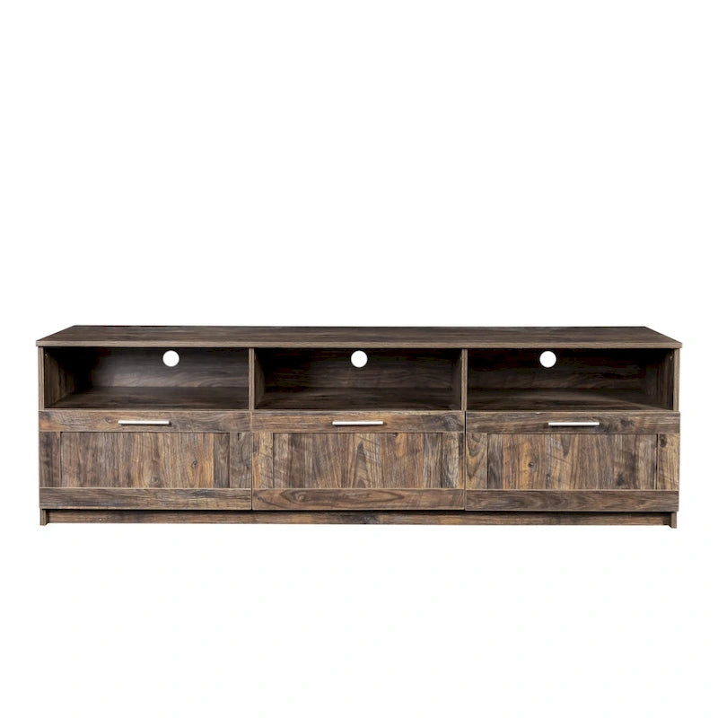 70.87 Inch TV Cabinet with 3 Storage Drawers for Living Room