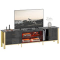 80 Inch LED TV Stand with 2 Drawers for TVs up to 85 Inch