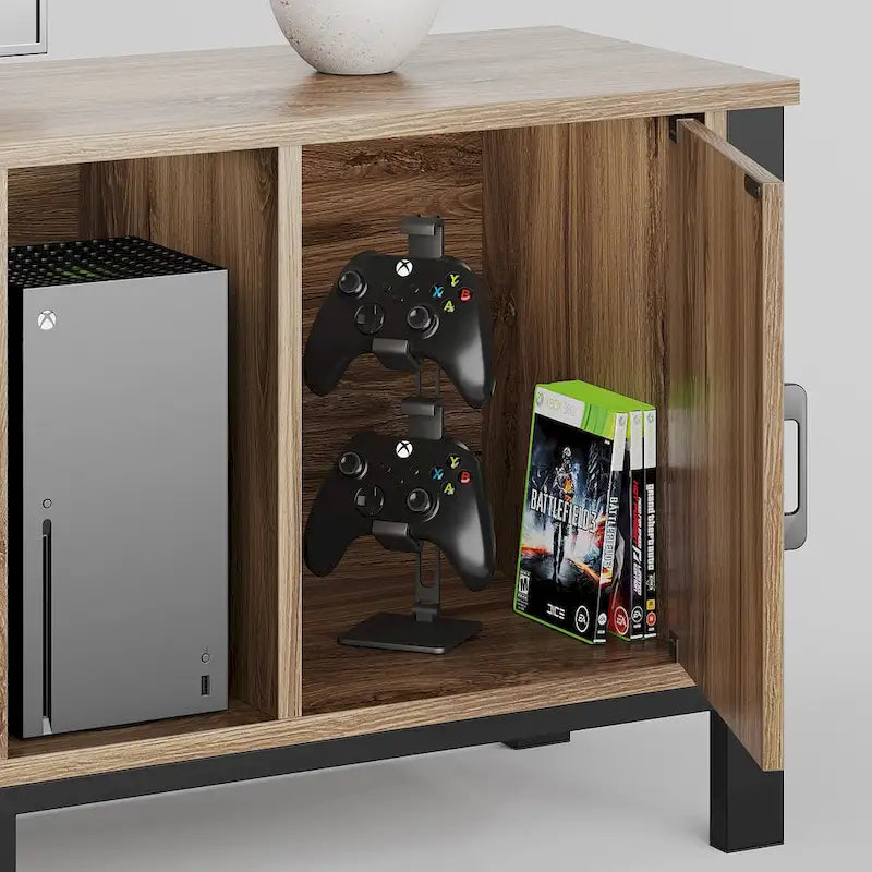 80 Inch LED TV Stand with 2 Drawers for TVs up to 85 Inch