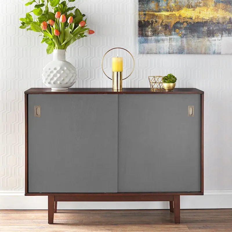 Narrow Console Table for Entryway or Living Room