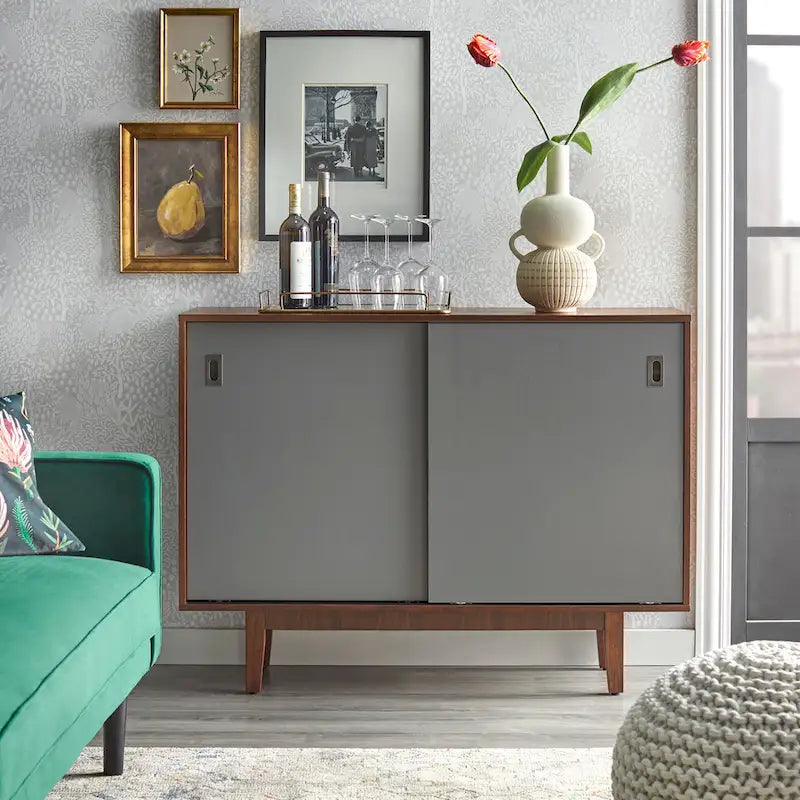 Narrow Console Table for Entryway or Living Room