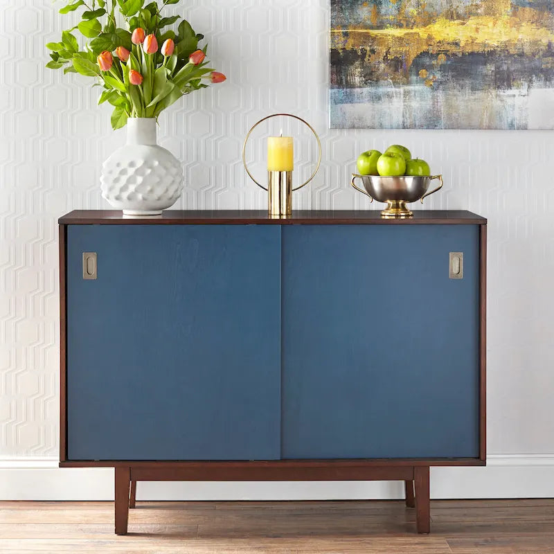 Narrow Console Table for Entryway or Living Room