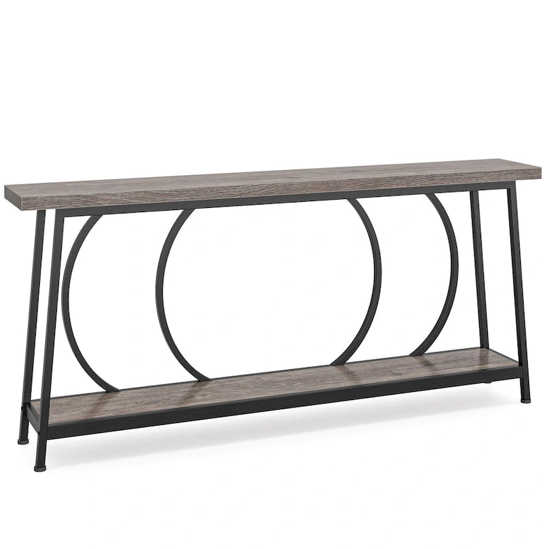 70.9 Inch Extra Long Narrow Console Table with Storage