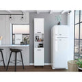 Black Sleek Tall Pantry Cabinet for Kitchen Storage