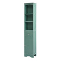 Tall Freestanding Linen Tower Bathroom Storage Cabinet with Drawer