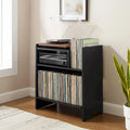 Multi‑Tier Record Player Cabinet, Vinyl Album Storage Shelf
