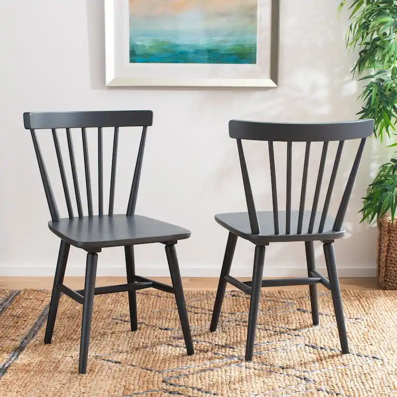 Farmhouse Spindle Dining Chair Set of 2 - 20Wx20Dx33H
