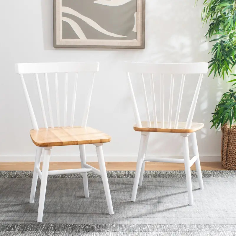 Farmhouse Spindle Dining Chair Set of 2 - 20Wx20Dx33H