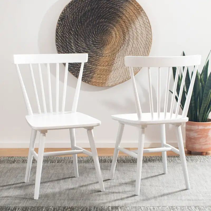 Farmhouse Spindle Dining Chair Set of 2 - 20Wx20Dx33H