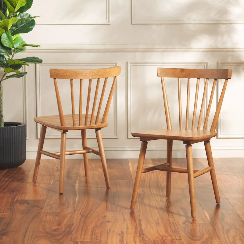 Farmhouse Spindle Dining Chair Set of 2 - 20Wx20Dx33H