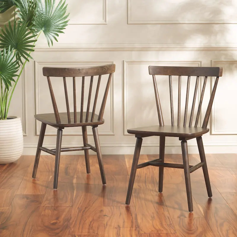 Farmhouse Spindle Dining Chair Set of 2 - 20Wx20Dx33H