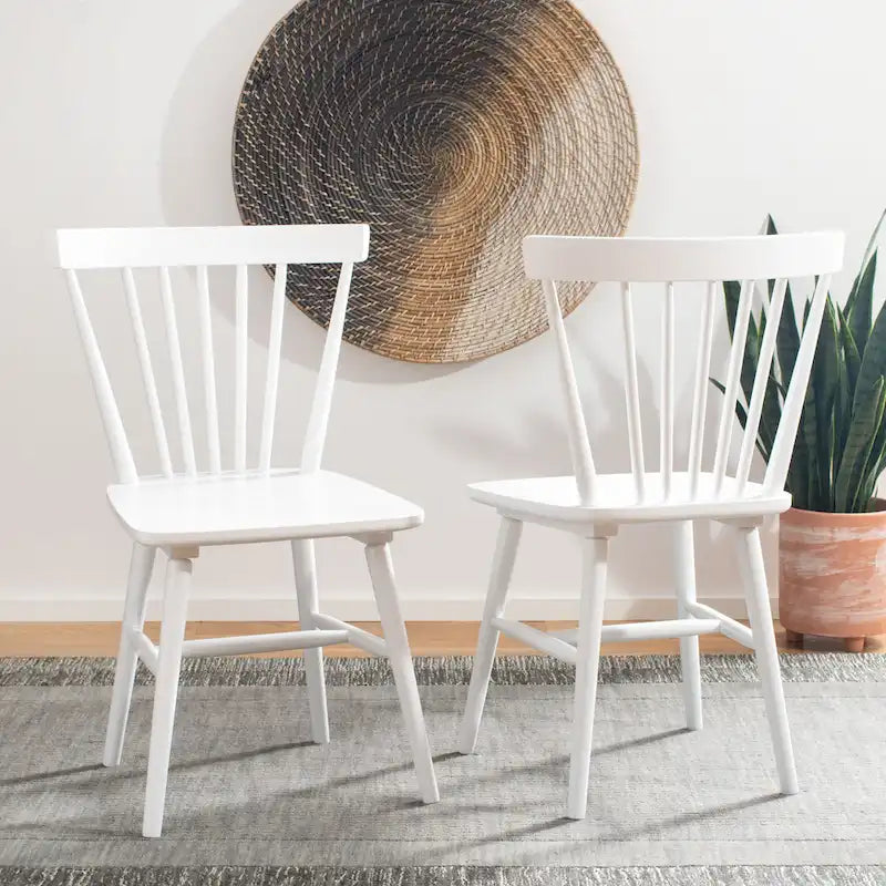 Farmhouse Spindle Dining Chair Set of 2 - 20Wx20Dx33H