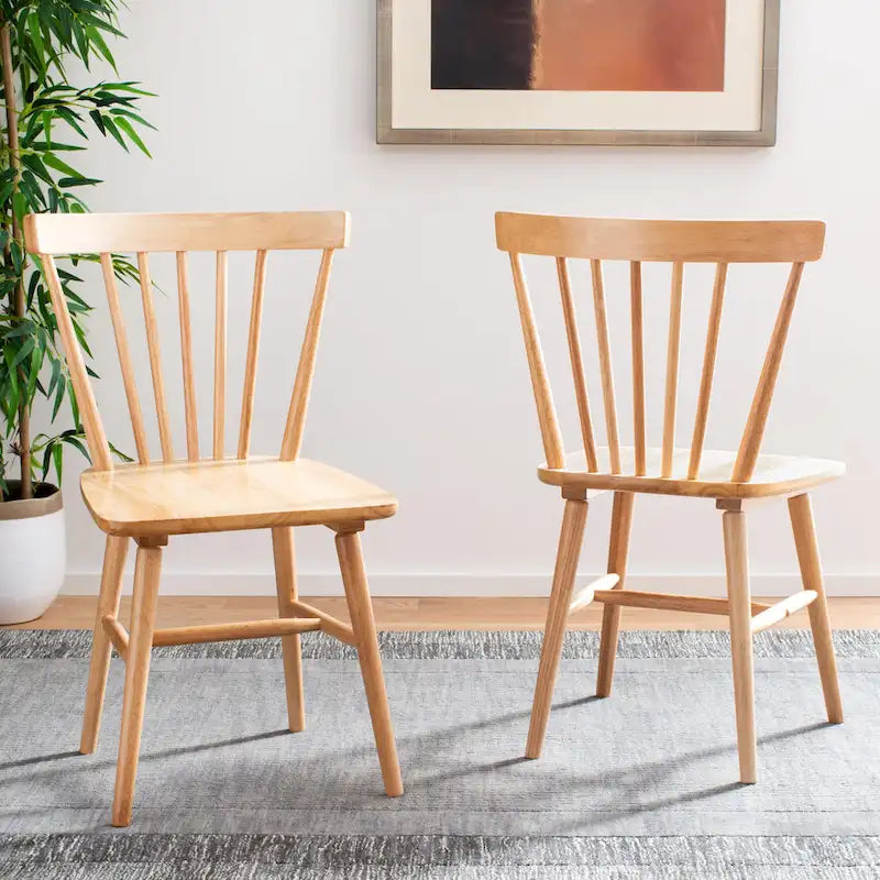Farmhouse Spindle Dining Chair Set of 2 - 20Wx20Dx33H