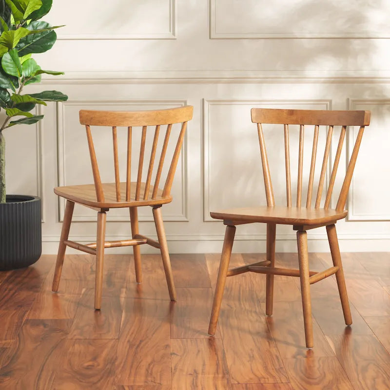 Farmhouse Spindle Dining Chair Set of 2 - 20Wx20Dx33H