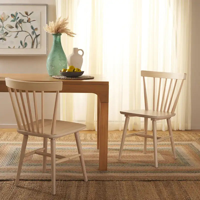 Farmhouse Spindle Dining Chair Set of 2 - 20Wx20Dx33H