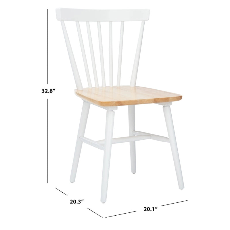 Farmhouse Spindle Dining Chair Set of 2 - 20Wx20Dx33H