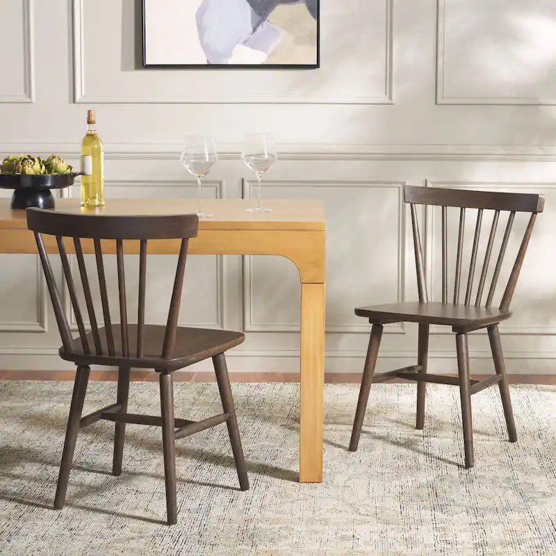Farmhouse Spindle Dining Chair Set of 2 - 20Wx20Dx33H