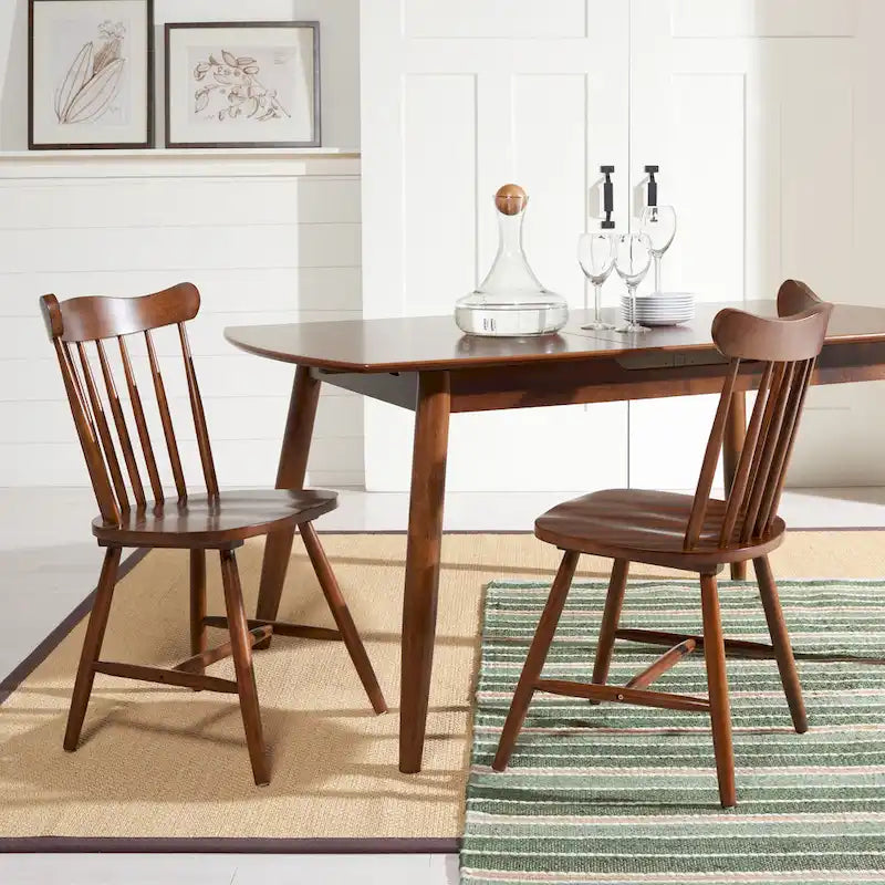 Windsor Spindle Back Dining Chair Set of 2 - 17Wx19Dx34H