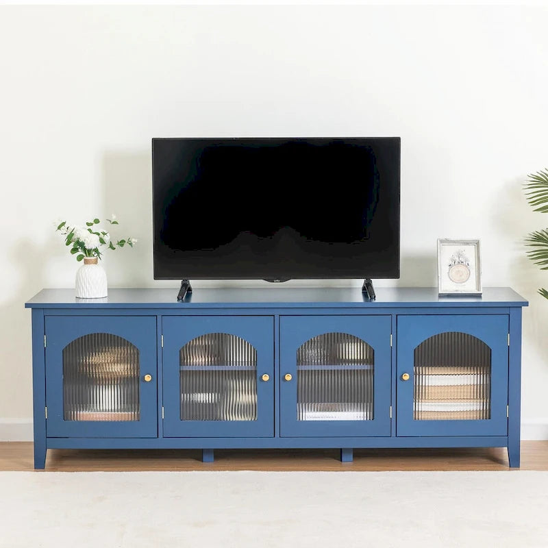 71 Inch Stylish TV Cabinet Entertainment Center Stand