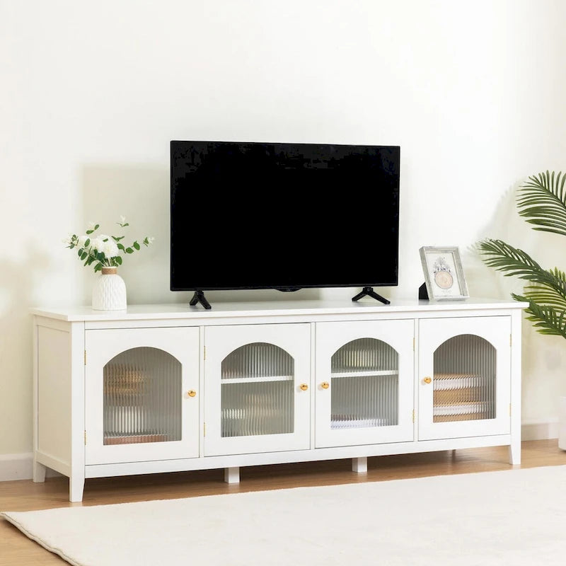 71 Inch Stylish TV Cabinet Entertainment Center Stand