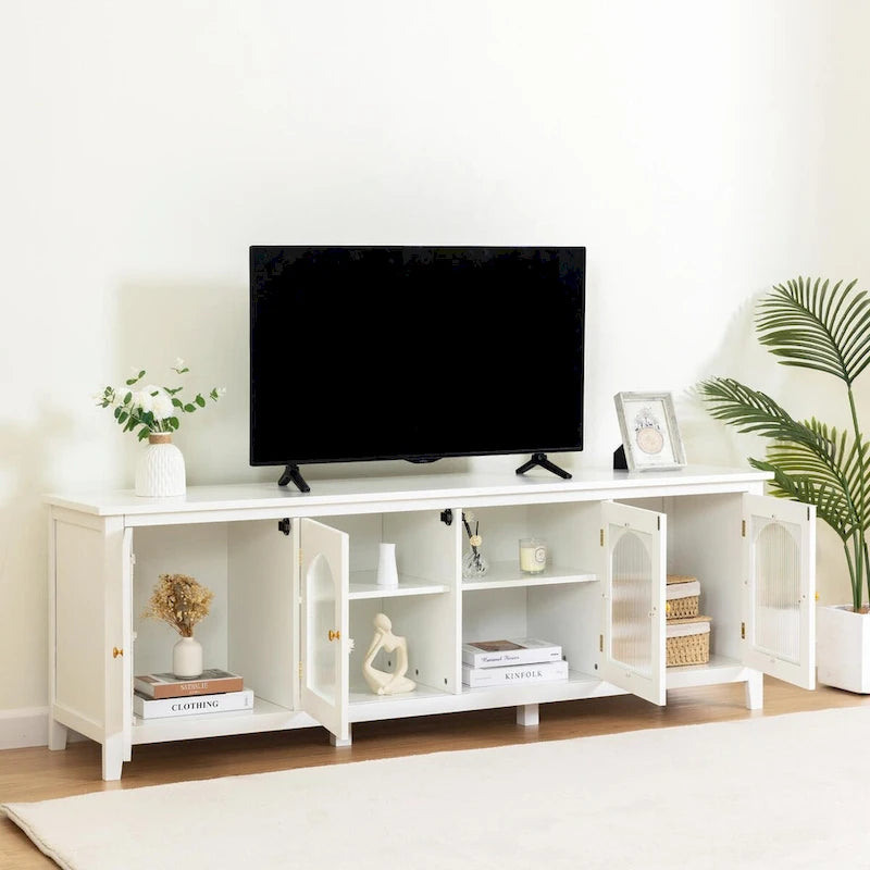71 Inch Stylish TV Cabinet Entertainment Center Stand