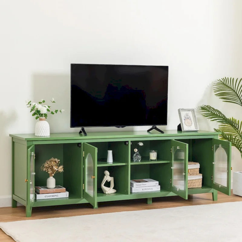 71 Inch Stylish TV Cabinet Entertainment Center Stand