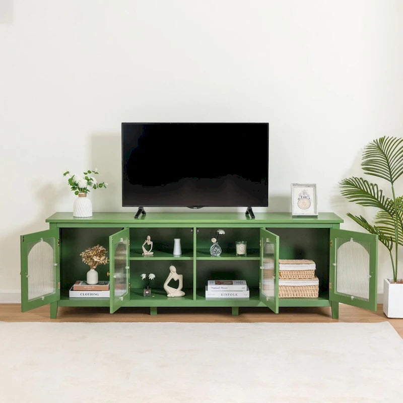 71 Inch Stylish TV Cabinet Entertainment Center Stand
