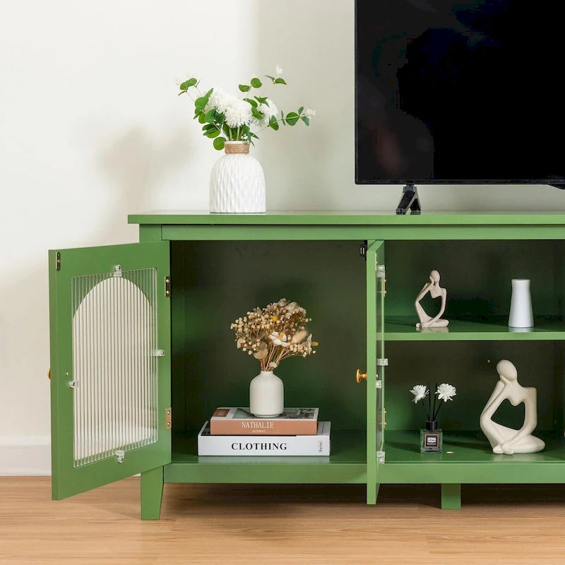71 Inch Stylish TV Cabinet Entertainment Center Stand