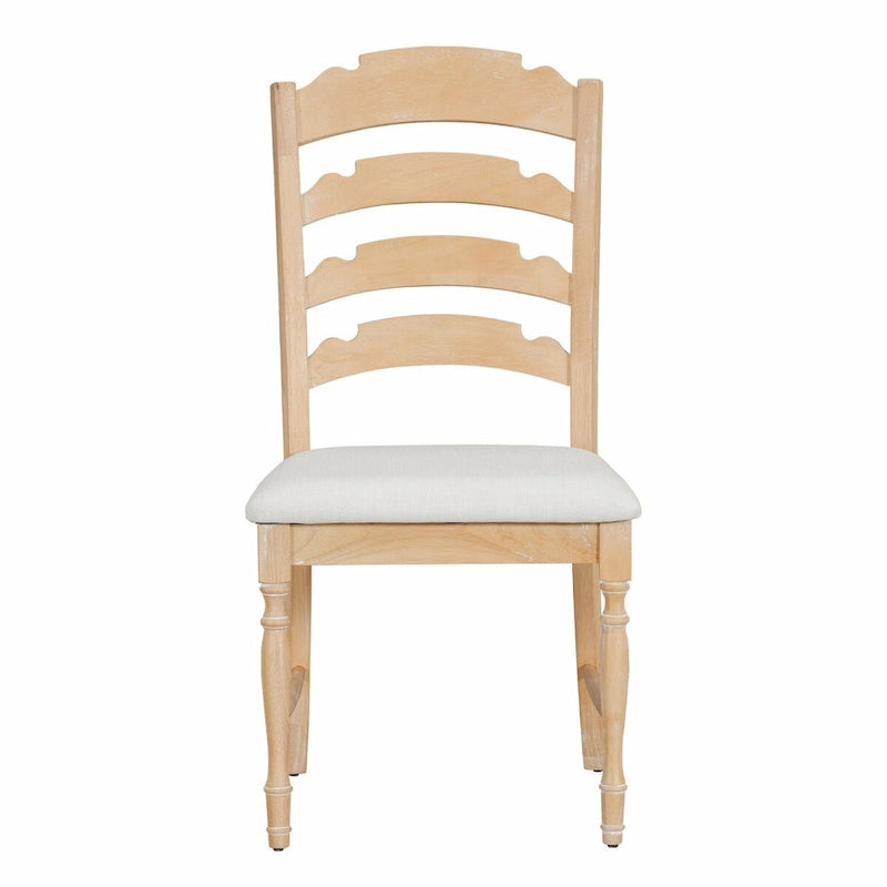 Vintage 4-Piece Upholstered Dining Chairs with Serrated Backs