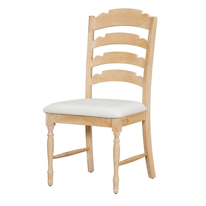 Vintage 4-Piece Upholstered Dining Chairs with Serrated Backs