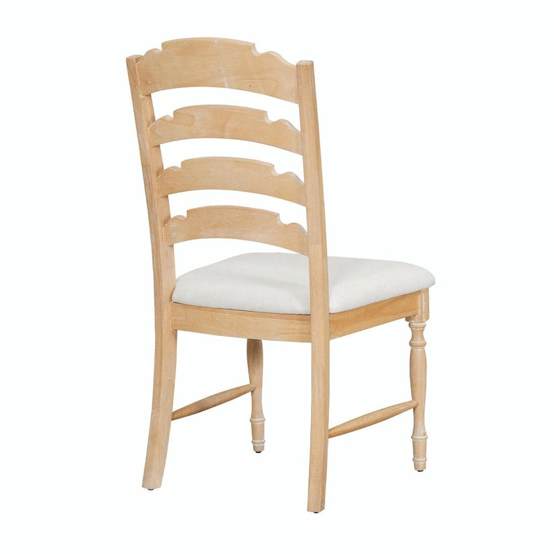 Vintage 4-Piece Upholstered Dining Chairs with Serrated Backs
