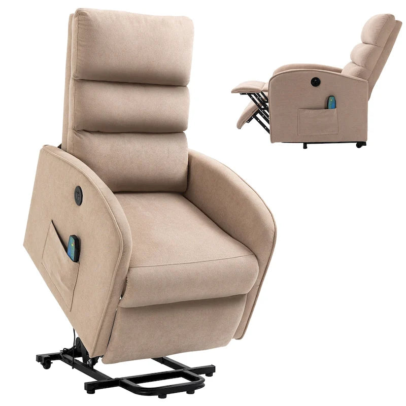 Modern Power Lift Massage Chair Electric Recliner with Heat