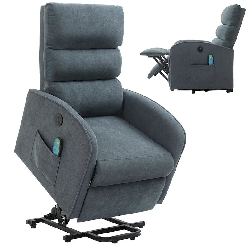 Modern Power Lift Massage Chair Electric Recliner with Heat